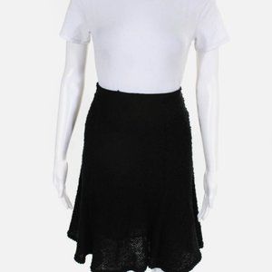 Nanette Lepore Black Boucle Skirt
